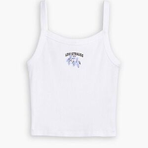 Levi's Graphic Essential Sporty Tank Top in color Purple Flowers